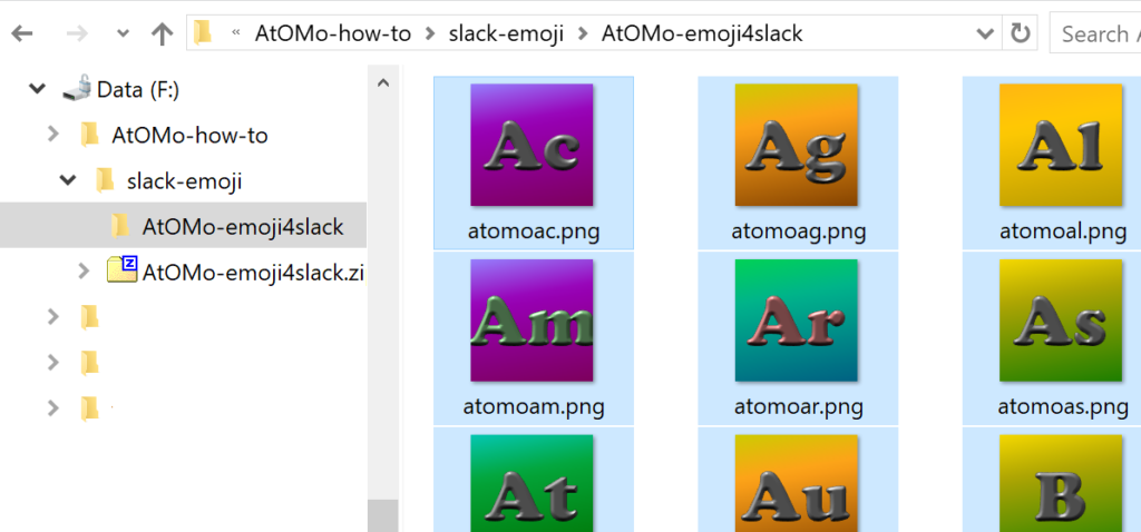 AtOMO how 2 emoji 4 slack - 3c